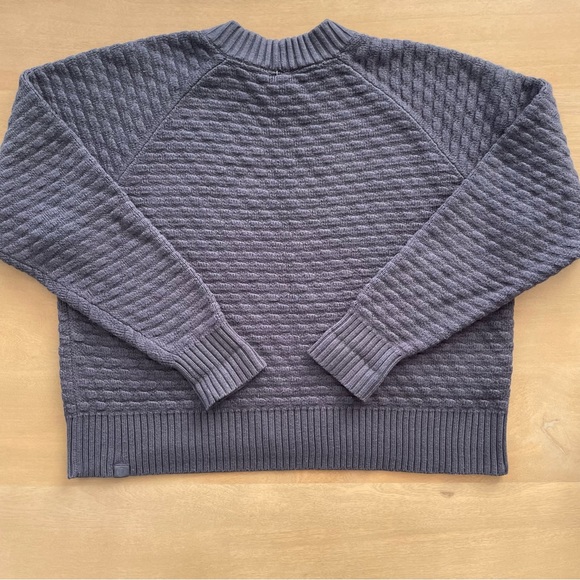 Lululemon Texture Play Crew Sweater Cadet Blue - Picture 8 of 11